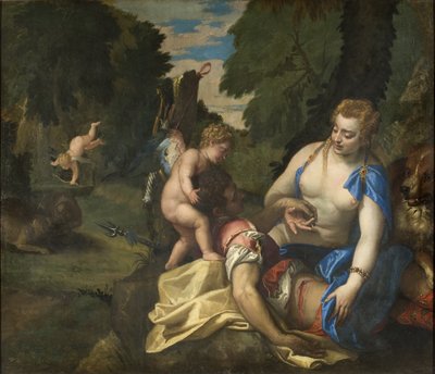 Venus trauert um Adonis von Paolo Veronese